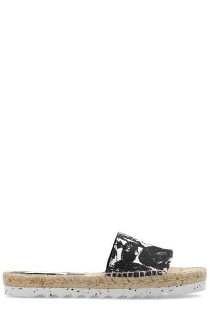 Stella McCartney Gaia Moth Slip-On Espadrille Slides