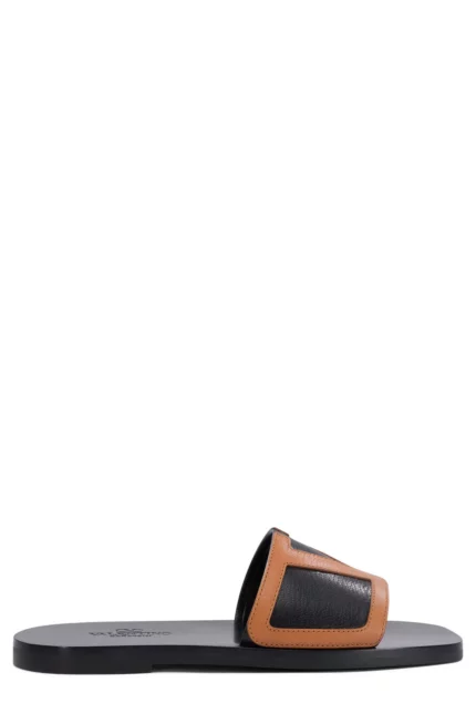 Valentino VLogo Signature Square Open Toe Sandals