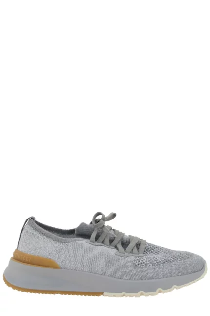 Brunello Cucinelli Knitted Low-Top Sneakers