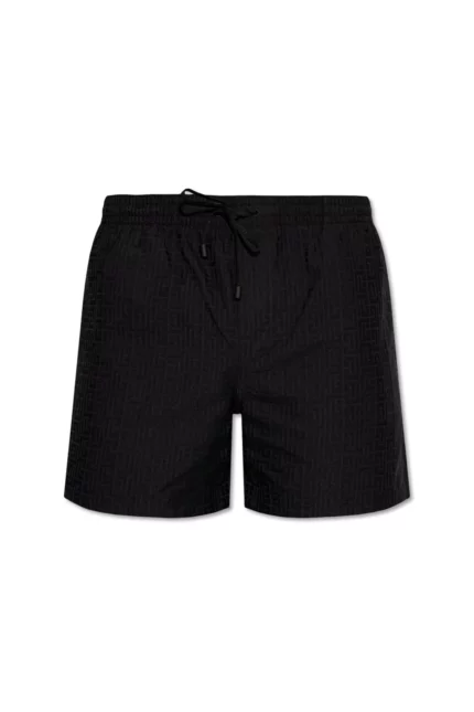 Balmain Printed PB Labyrinth Swim Shorts