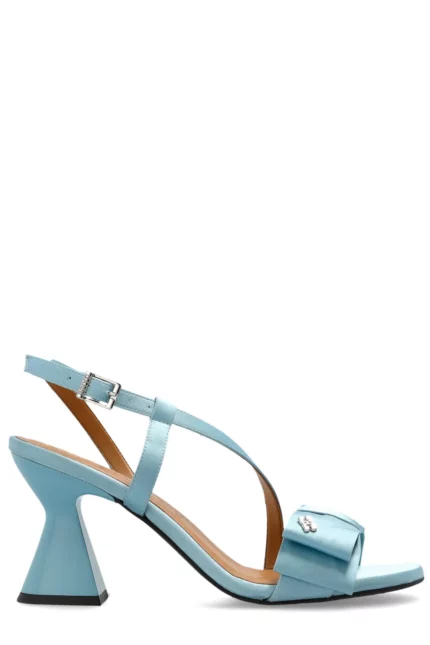 Ganni Big Bow Heeled Sandals