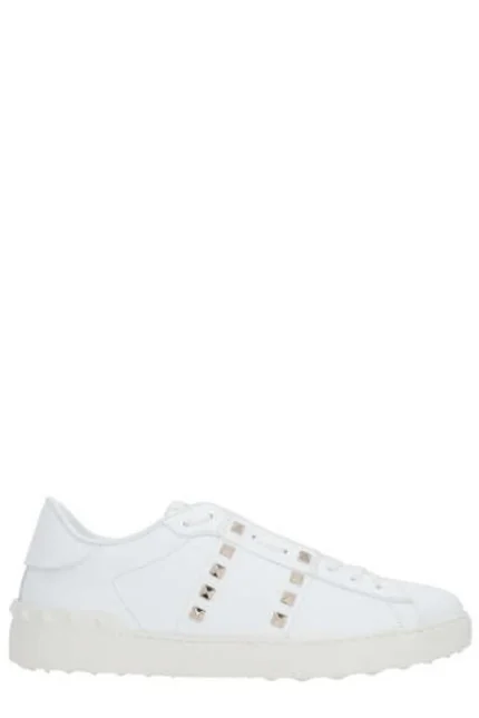 Valentino Garavani Rockstud Untitled Lace-Up Sneakers