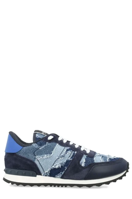 Valentino Garavani Rockrunner Camouflage Lace-Up Sneakers