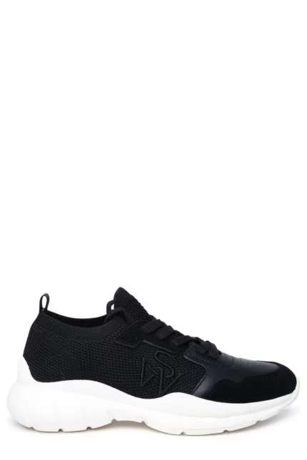 Stuart Weitzman 505 Mesh Lace-Up Sneakers