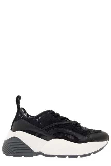 Stella McCartney Eclypse Flower Lace-Up Sneakers