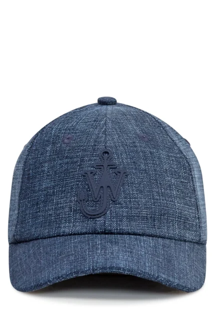 JW Anderson Logo-Patch Eyelet Baseball Cap