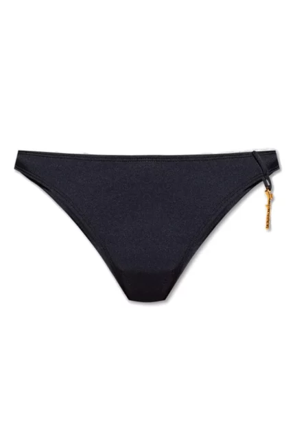 Jacquemus Logo Charm Low-Rise Bikini Bottoms