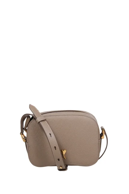 AMI Paris Ami de Coeur Zip-Up Crossbody Bag