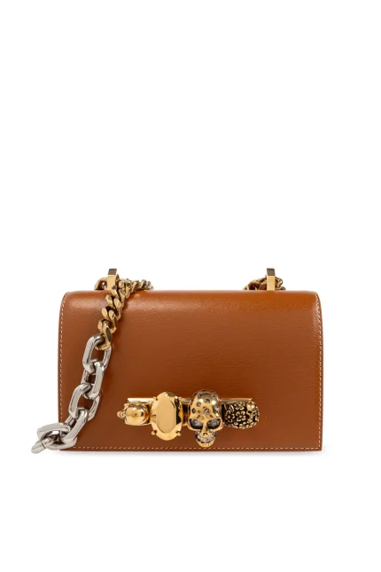 Alexander McQueen Jewelled Satchel Mini Crossbody Bag