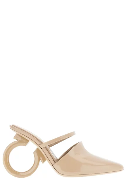 Ferragamo Elina Heeled Mules