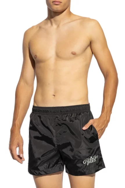 Givenchy Logo Detailed Swim Shorts
