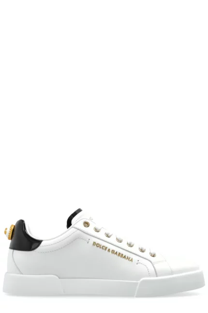Dolce & Gabbana Portofino Logo Lettering Sneakers