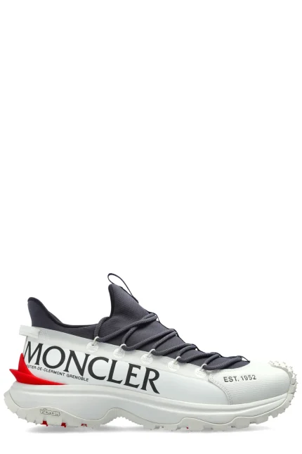 Moncler Logo Printed Lace-Up Sneakers
