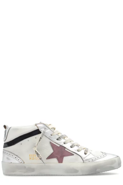 Golden Goose Deluxe Brand Star Patch High-Top Sneakers