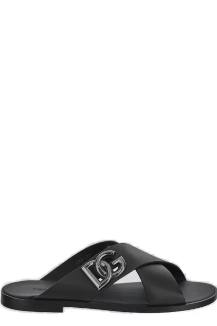 Dolce & Gabbana DG Logo Plaque Slides