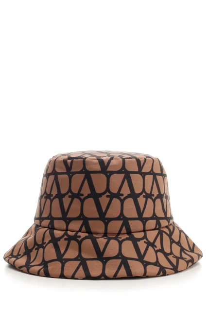 Valentino All-Over Logo Printed Bucket Hat