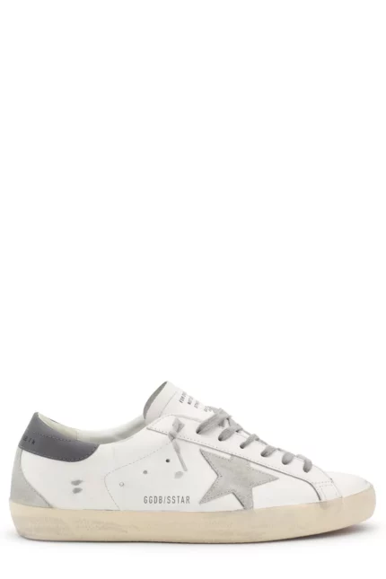 Golden Goose Deluxe Brand Super-Star Distressed Low-Top Sneakers
