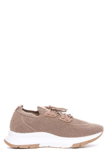 Gianvito Rossi Round-Toe Lace-Up Sneakers