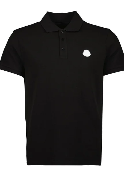 Moncler Logo Patch Short-Sleeved Polo Shirt