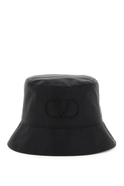 Valentino Logo Embroidered Bucket Hat