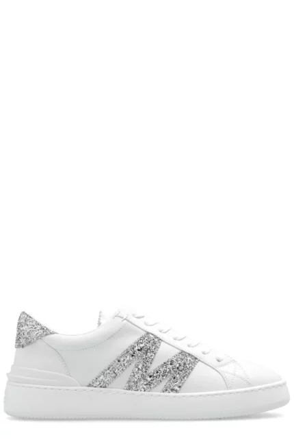 Moncler Monaco Embellished Low-Top Sneakers