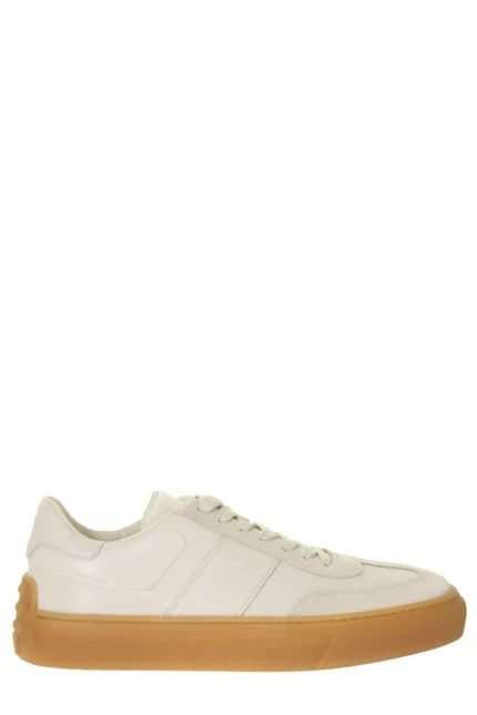 Tod's Round Toe Lace-Up Sneakers