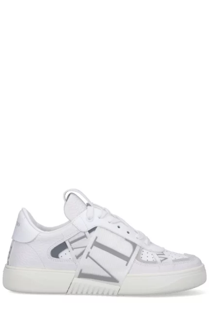 Valentino VL7N Round Toe Lace-Up Sneakers