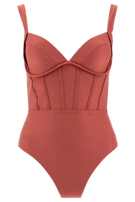 Zimmermann Acacia Corset 1PC Swimsuit