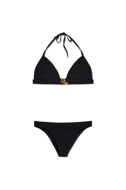 Balmain Two-Piece PB Labyrinth Swimsuit