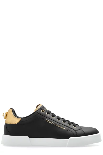 Dolce & Gabbana Portofino Logo Lettering Sneakers