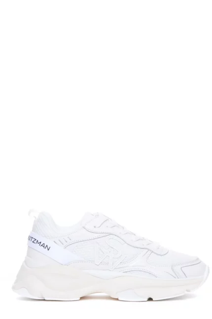 Stuart Weitzman Mesh Lace-Up Sneakers