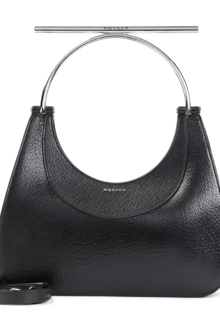 Alexander McQueen Cross-Bar Logo Printed Tote Bag