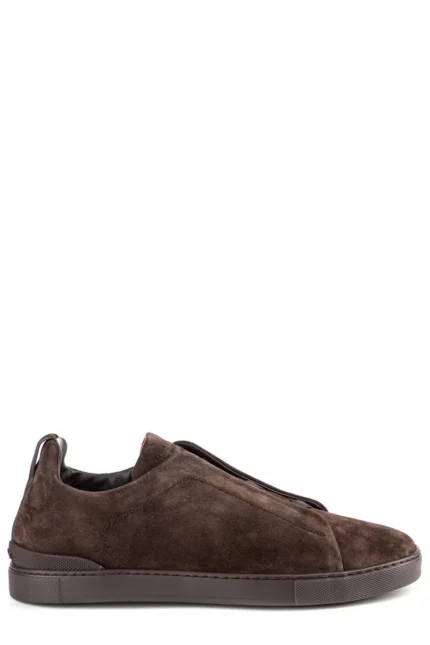 Zegna Banded Slip-On Sneakers