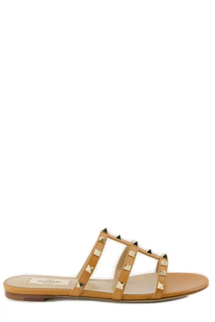 Valentino Garavani Rockstud Slip-On Flat Sandals