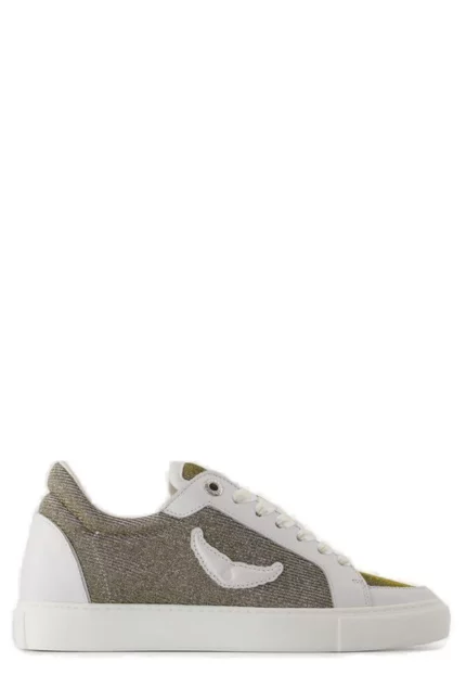 Zadig & Voltaire Fly On Sparkle Sneakers