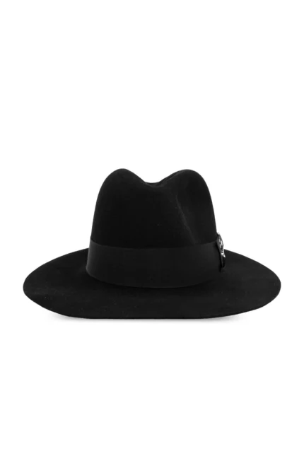 Alexander McQueen Arch Buckle Fedora Hat