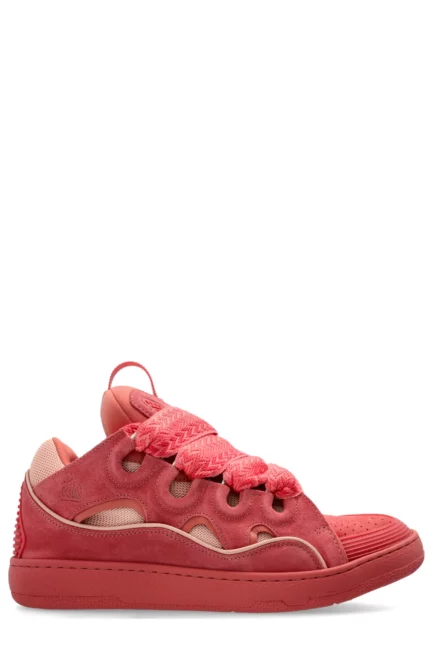Lanvin Curb Lace-Up Sneakers