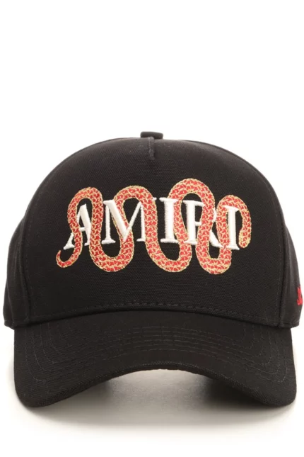Amiri Snake Logo Embroidered Hat