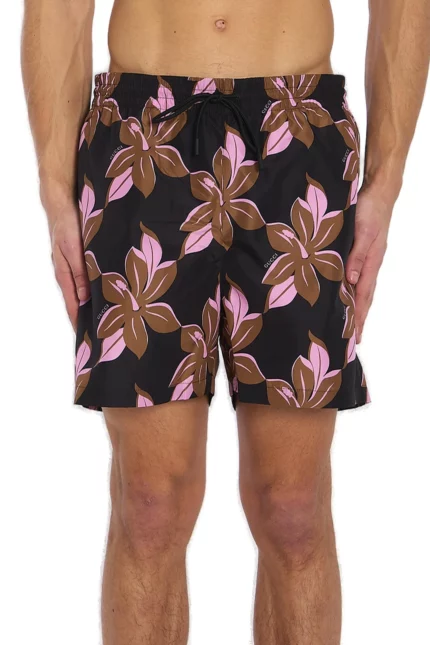 Gucci Printed Poplin Swim Shorts
