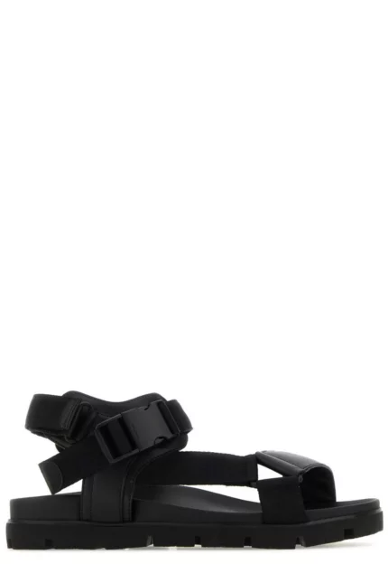 Prada Buckle Strapped Sandals