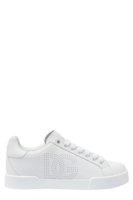 Dolce & Gabbana Portofino DG Logo Perforated Sneakers