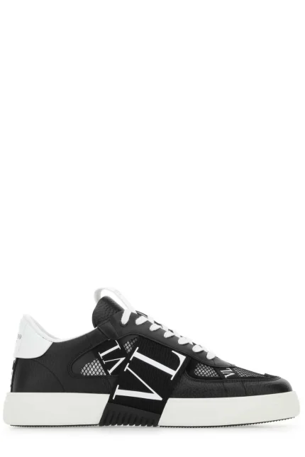 Valentino VL7N Round Toe Lace-Up Sneakers