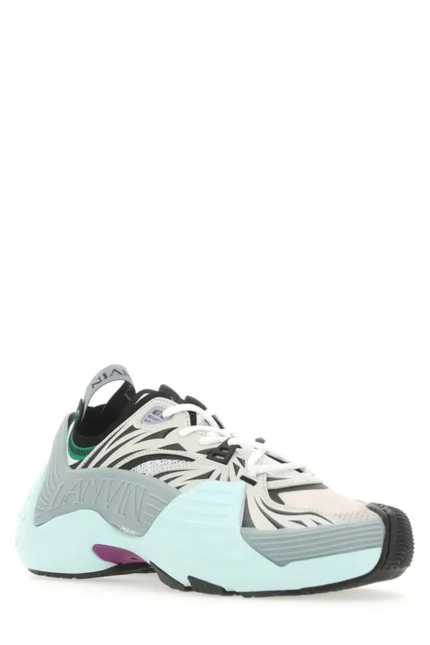 Lanvin Mesh Flash-X Lace-Up Sneakers