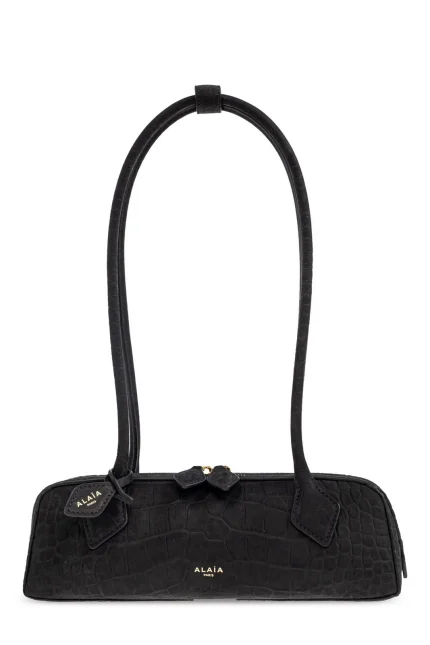 Alaïa Le Teckel Zip-Up Small Shoulder Bag
