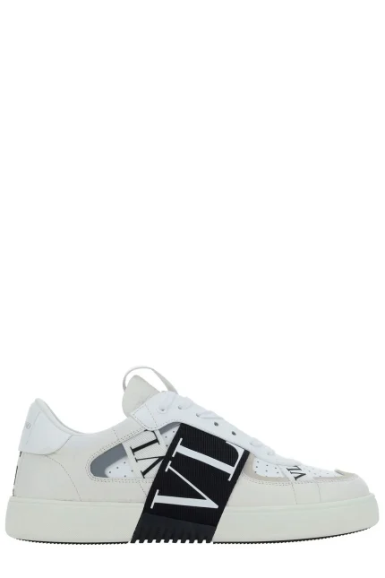 Valentino VL7N Round Toe Lace-Up Sneakers