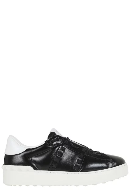 Valentino Garavani Rockstud Lace-Up Sneakers