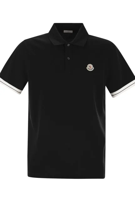 Moncler Logo Piquet Polo Shirt
