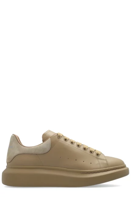Alexander McQueen Round Toe Lace-Up Sneakers
