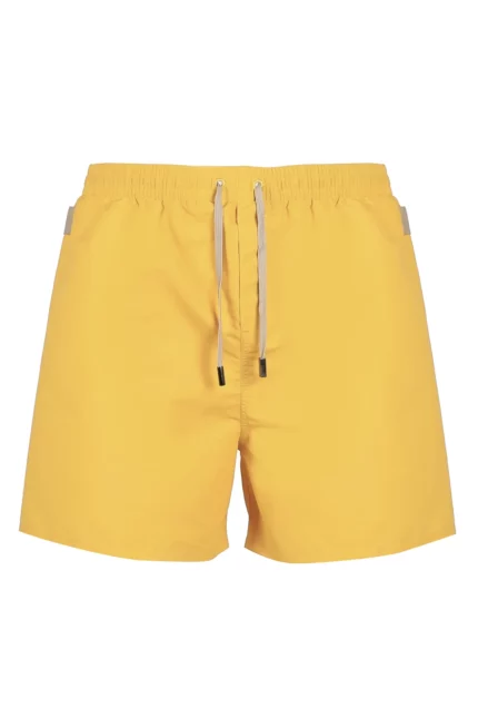 Jacquemus Drawstring Logo Patch Swim Shorts