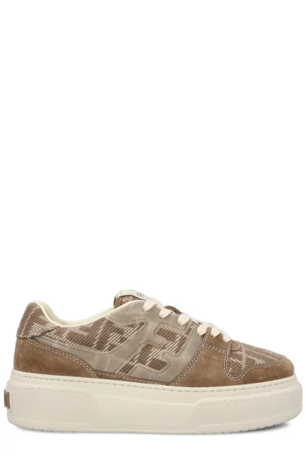 Fendi Match Panelled Low-Top Sneakers